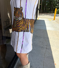 Load image into Gallery viewer, Sequin Striped Tiger Dress