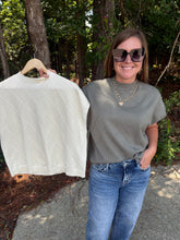 Load image into Gallery viewer, Drop Shoulder Mock Neck Sweater Vest