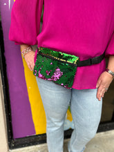 Load image into Gallery viewer, Mardi Gras Sequin Fanny Pack