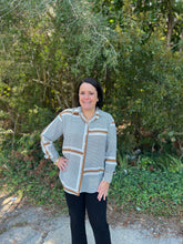 Load image into Gallery viewer, TK7858 Button down long sleeve top with buttoned cuffs