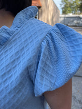 Load image into Gallery viewer, D22902 Chambray Quilted texture Dress