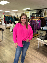 Load image into Gallery viewer, Solid Button/up Long Sleeves Top  G2273-4