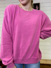 Load image into Gallery viewer, DZ23C329 DROP SHOULDERS RELAXED CREW NECK SWEATER
