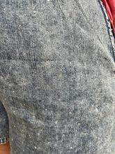 Load image into Gallery viewer, PG8880 Stone Washed Rhinestone Shorts