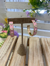 Load image into Gallery viewer, Water Resistant Enamel Hoops