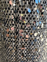 Load image into Gallery viewer, Sleeveless Sequin Tweed Dress