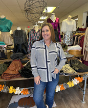 Load image into Gallery viewer, TK7858 Button down long sleeve top with buttoned cuffs