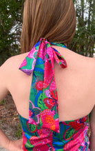 Load image into Gallery viewer, Floral Halter Mini Dress