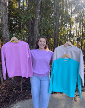 Load image into Gallery viewer, Scuba Round Neck Lightweight Sweatshirts