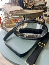 Load image into Gallery viewer, Football Shaped Clear Crossbody Bag