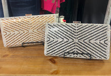Load image into Gallery viewer, Rhinestone Evening Clutch with chain