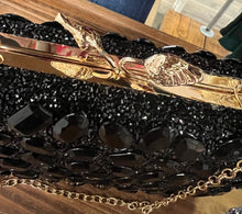 Load image into Gallery viewer, Geometric Gemstone Evening Bag