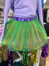 Load image into Gallery viewer, Youth Reversible Mardi Gras Tutu with Sequin Detail