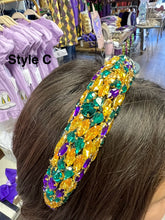Load image into Gallery viewer, Mardi Gras Be Jeweled Headbands