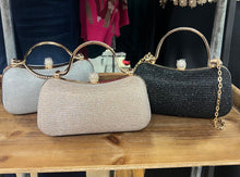 Load image into Gallery viewer, Glitter and Rhinestone Evening Bag