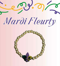Load image into Gallery viewer, Blissful Beads Mardi Gras Bracelets