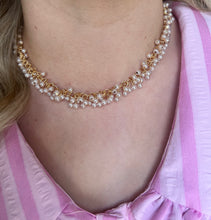Load image into Gallery viewer, CK Designs Luxe Pearl Dangle Rosary Style Necklace