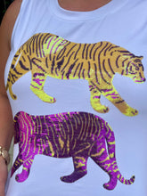 Load image into Gallery viewer, Double Trouble Sequin Tiger Tank