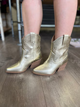 Load image into Gallery viewer, Metallic Gold Boots