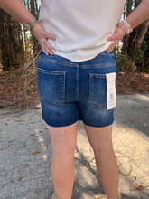 Load image into Gallery viewer, Risen High Rise Raw Cut Hem Side Slit Shorts