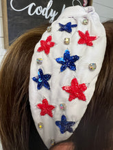 Load image into Gallery viewer, Patriotic Star Headband