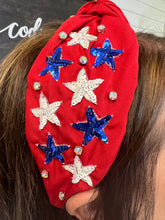 Load image into Gallery viewer, Patriotic Star Headband