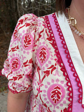 Load image into Gallery viewer, Abstract Top with Eyelet Detail