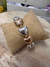 Load image into Gallery viewer, Puffy Heart Stretch Bracelet