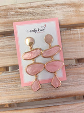 Load image into Gallery viewer, Pearlized Triple Drop Earrings