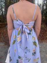 Load image into Gallery viewer, Floral Scallop Trim Maxi Dress