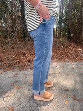 Load image into Gallery viewer, Flying Monkey High Rise removable single cuff crop straight