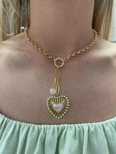 Load image into Gallery viewer, BB Lila SB- Achy Breaky Heart Necklace