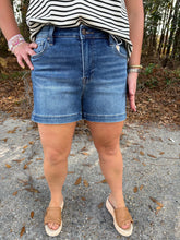 Load image into Gallery viewer, Risen High Rise Side Slit Basic Shorts