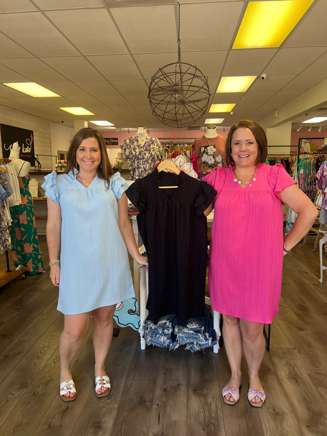 DOORBUSTER-Ruffle Sleeve Dress