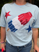 Load image into Gallery viewer, Popsicle Rocket Pop USA Patriotic 4th of July Tee
