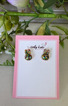 Load image into Gallery viewer, Easter Bunny Stud Earrings
