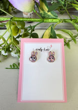 Load image into Gallery viewer, Easter Bunny Stud Earrings