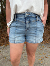 Load image into Gallery viewer, Risen- Slouchy Shorts with Flap Back Pockets