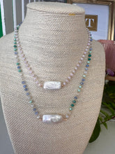 Load image into Gallery viewer, CK Designs Luxe Freshwater Pearl and Beaded Chain