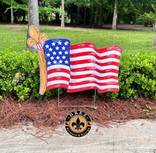 Load image into Gallery viewer, Patriotic Drez Yard Stake