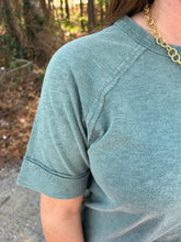 Load image into Gallery viewer, Raw Seam Raglan Short Sleeve Tee