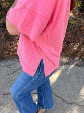 Load image into Gallery viewer, V neck everyday top with side slits