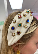 Load image into Gallery viewer, Multi Colored Jeweled Statement Headband