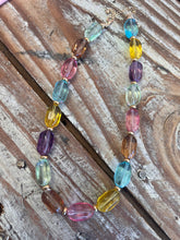Load image into Gallery viewer, Crystal Rectangle Beaded Necklaces