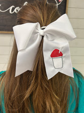 Load image into Gallery viewer, Avery&#39;s Accents Snowball Bow on Pony Tail