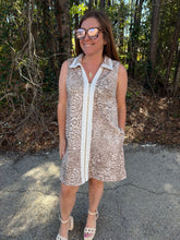 Load image into Gallery viewer, Sporty Animal Print Sleeveless Dress