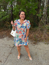 Load image into Gallery viewer, Bloomscape Print Mini Dress