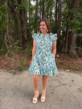Load image into Gallery viewer, Ivona Floral Ruffle Mini Dress