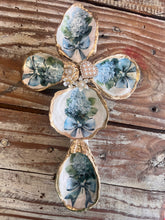 Load image into Gallery viewer, TT's Hydrangea Oyster Cross