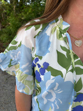 Load image into Gallery viewer, Erie Split Neck Top Khloey Floral